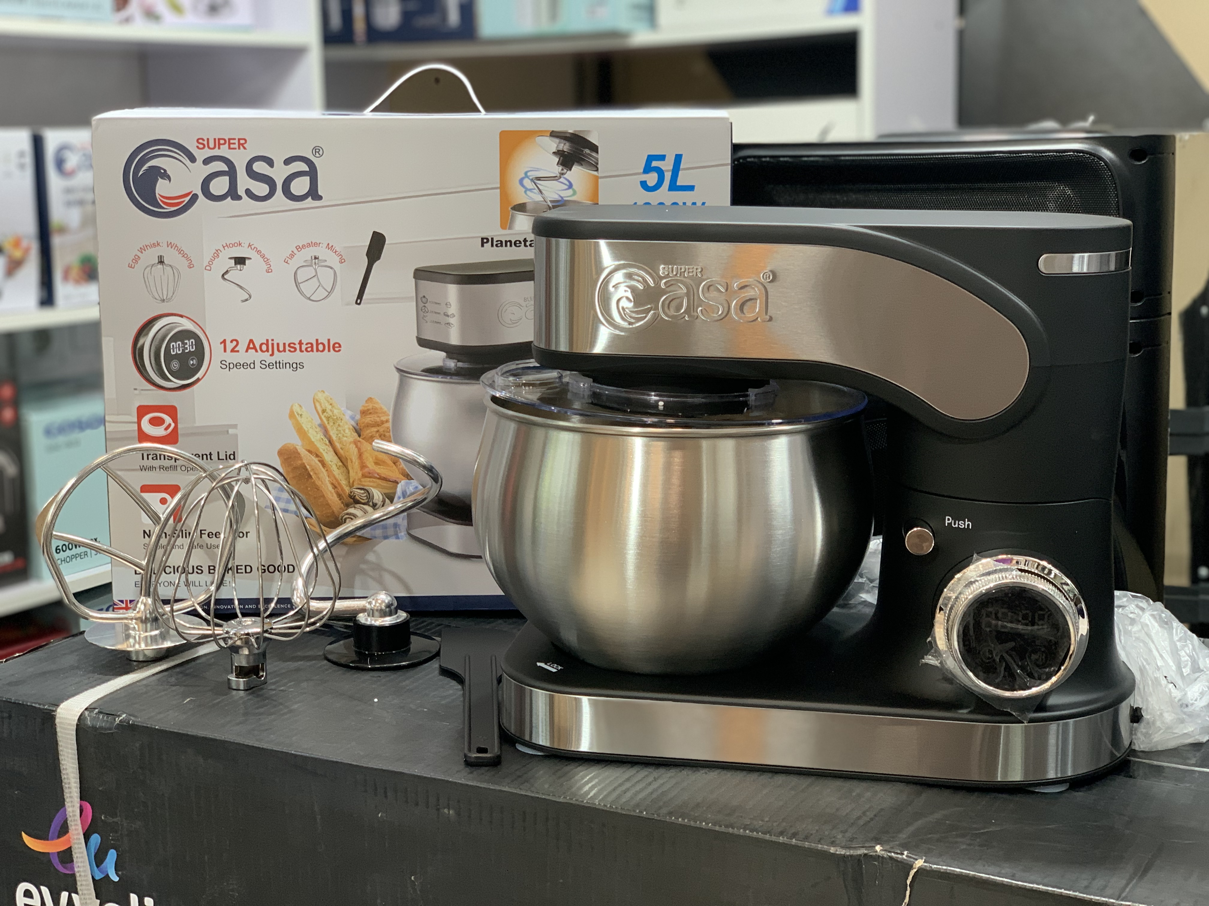 همزن کاسه دار سوپرکاسا مدل CA-605چرخشی