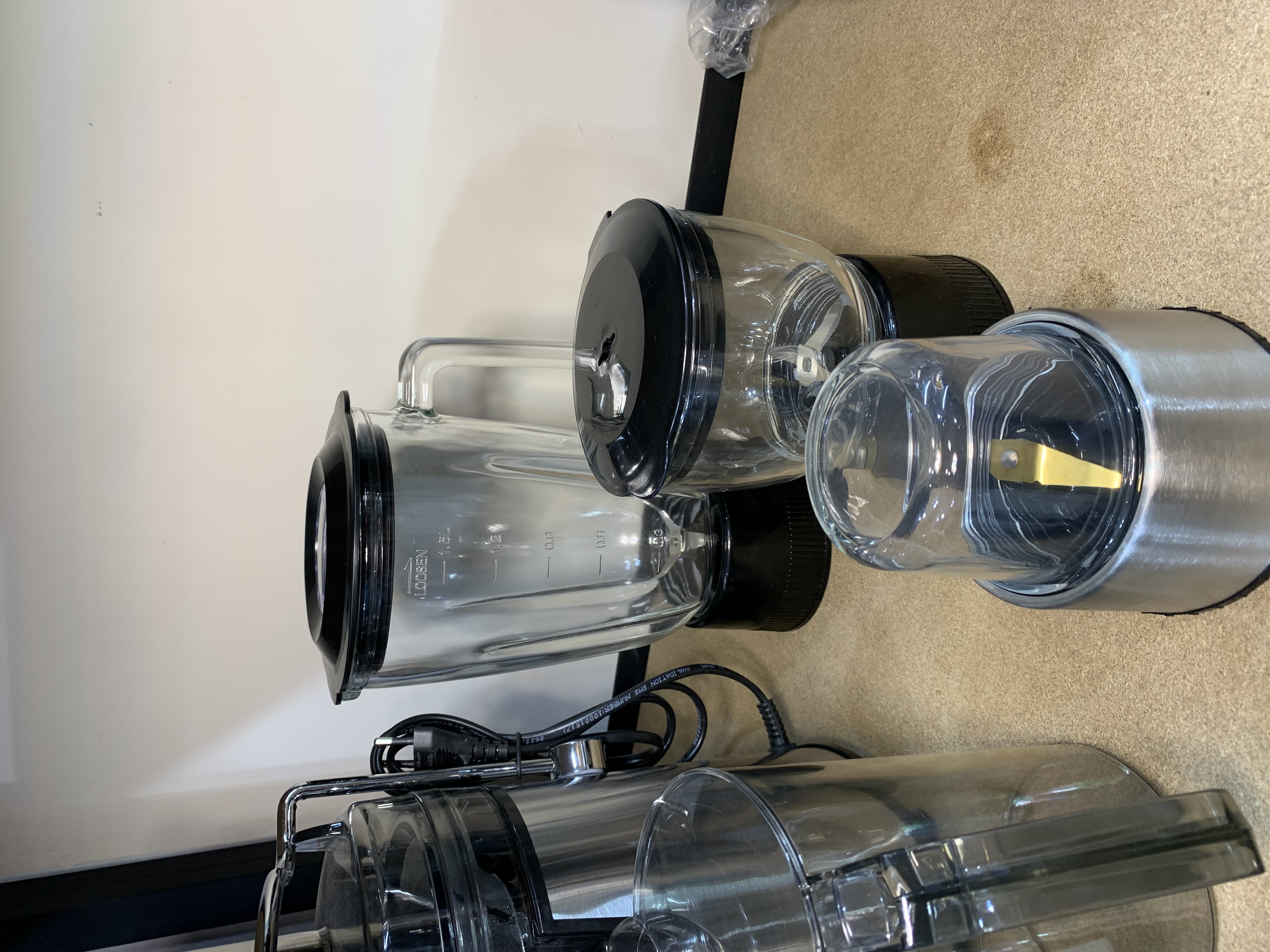 آبمیوهگیری ۴ کاره سانلوکس مدل JB-400SS